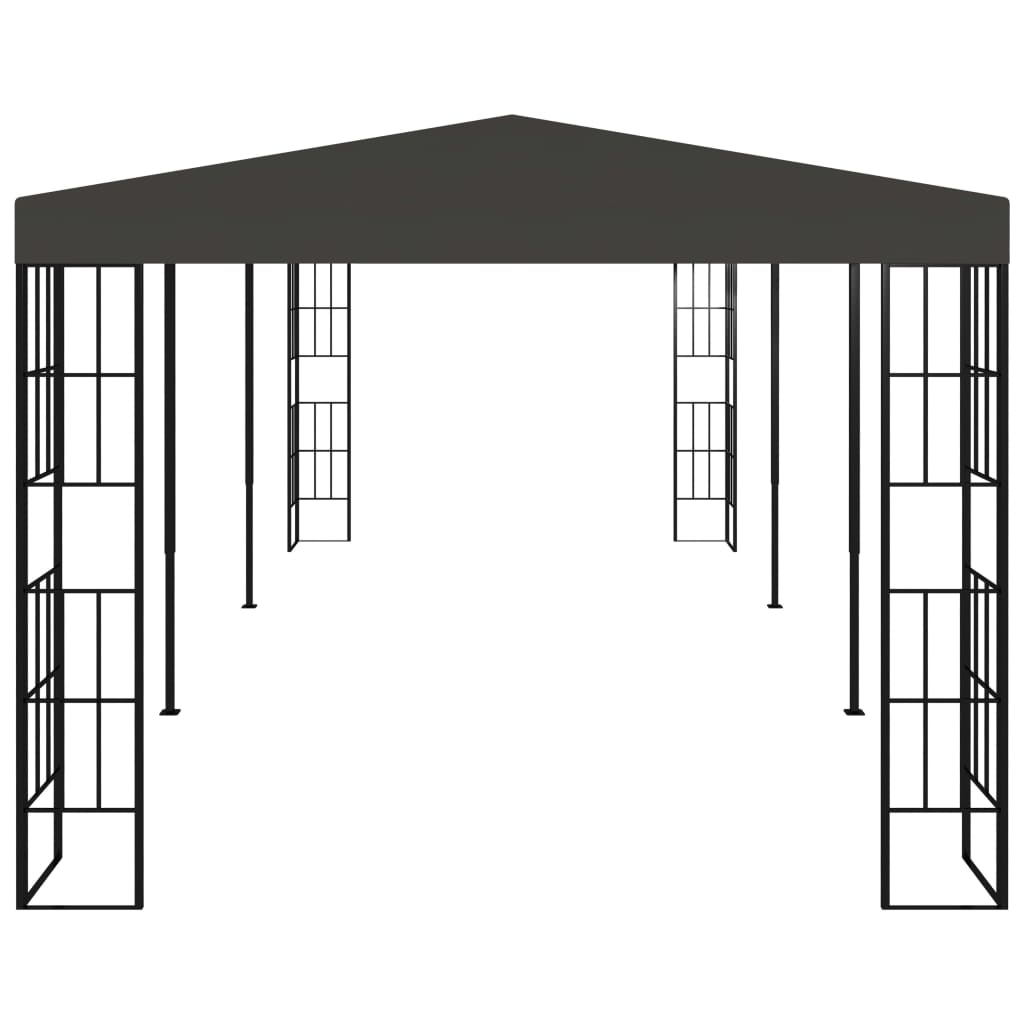 Antracitszürke pavilon 3 x 6 m