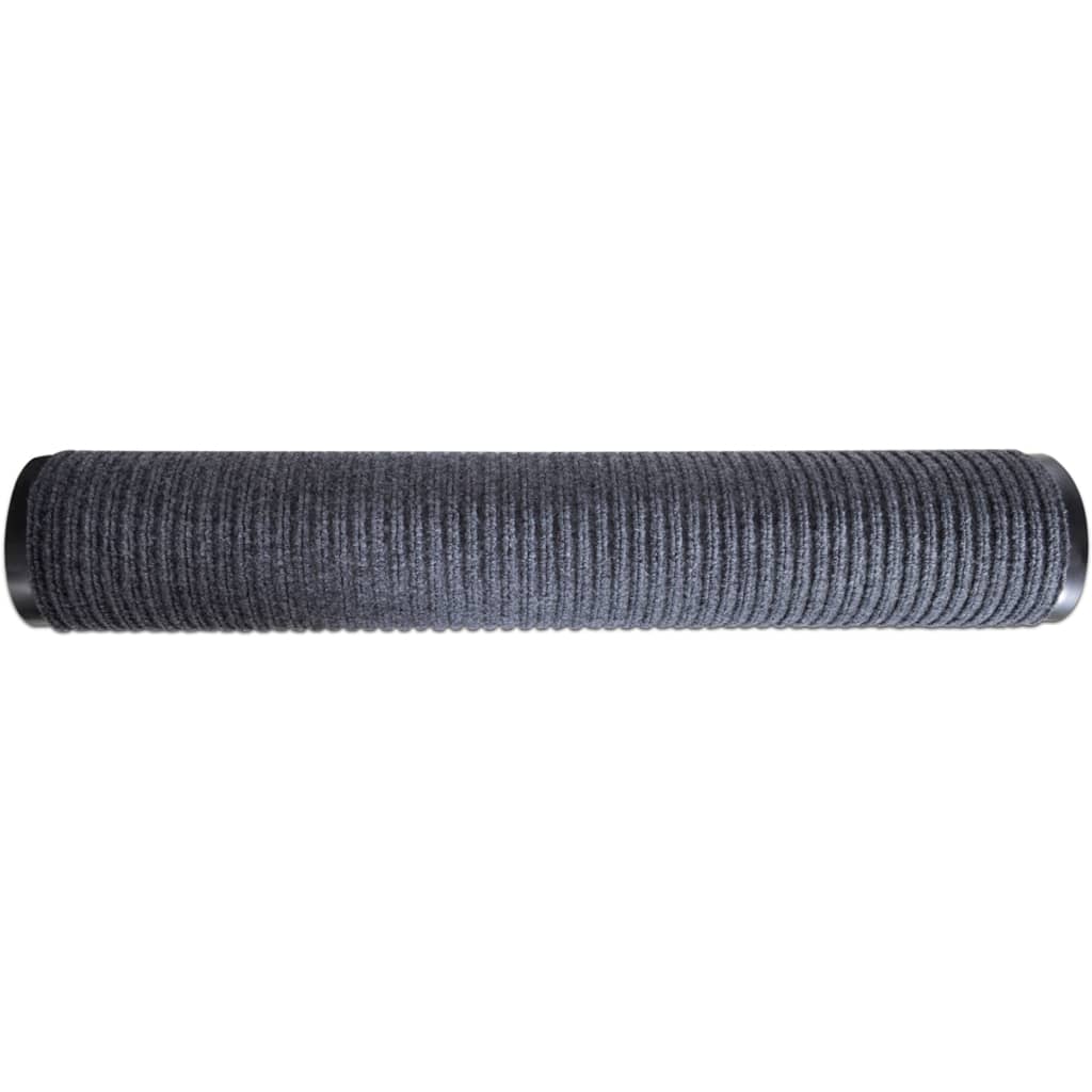 Szürke pvc lábtörlő 117x220 cm