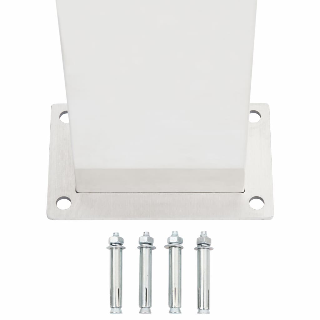 Rozsdamentes acél kerti zuhanycsaptelep 110 cm