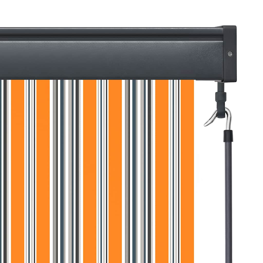 Sárga és kék kültéri roló 80 x 250 cm