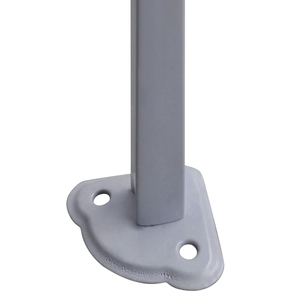 Antracitszürke acél összecsukható rendezvénysátor 2 x 2 m