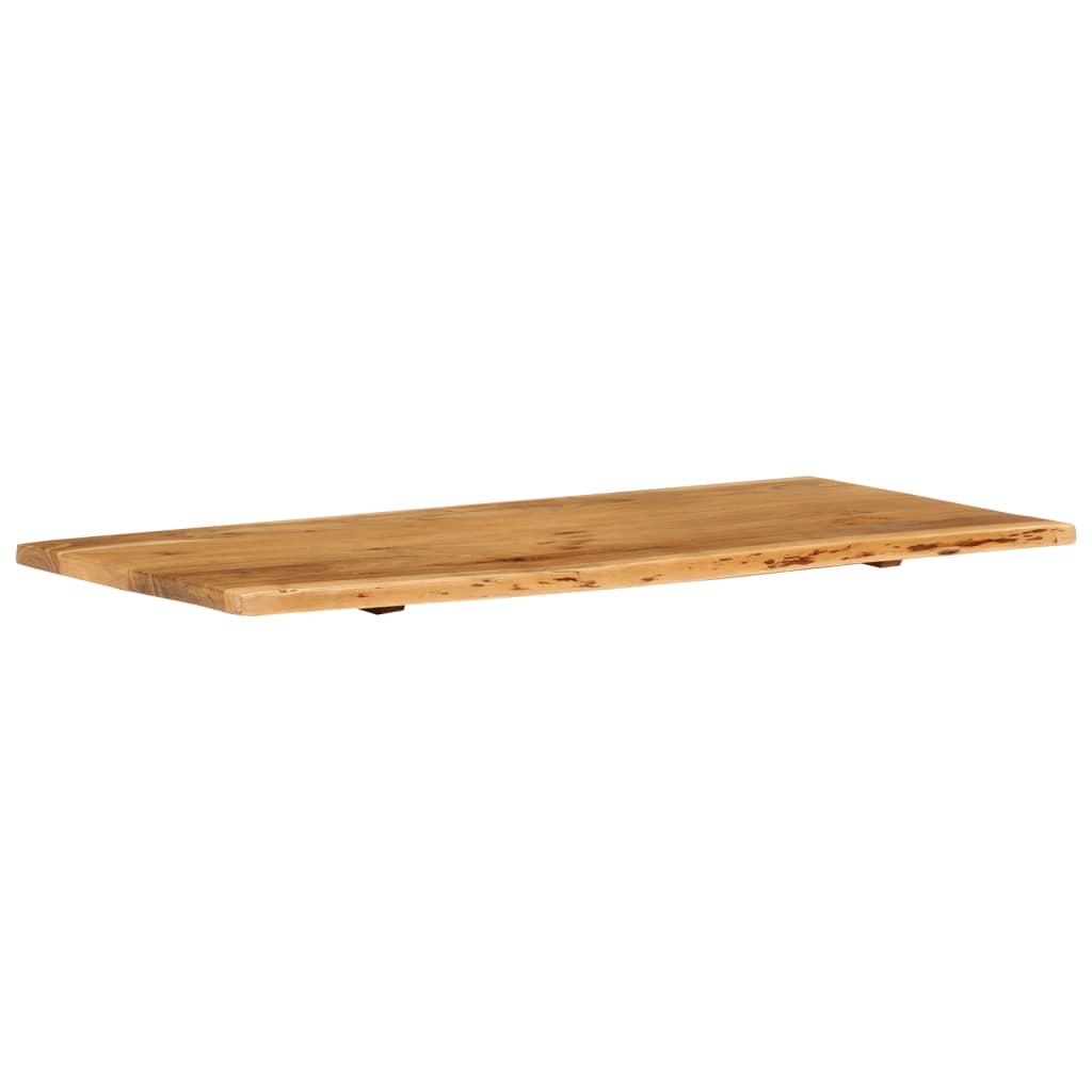 Tömör akácfa fürdőszoba piperepolc 114x52x2,5 cm