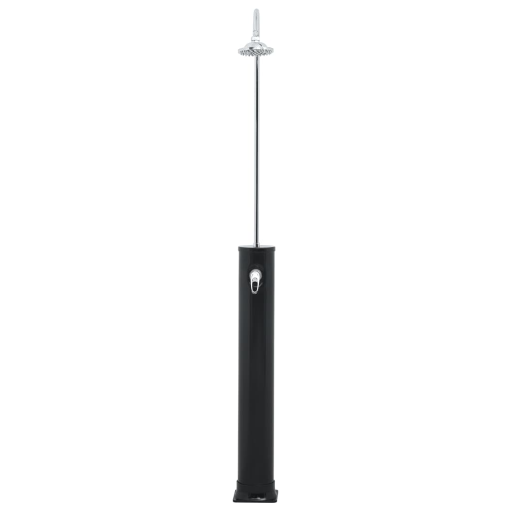 Fekete szolárzuhany 214 cm 20 l