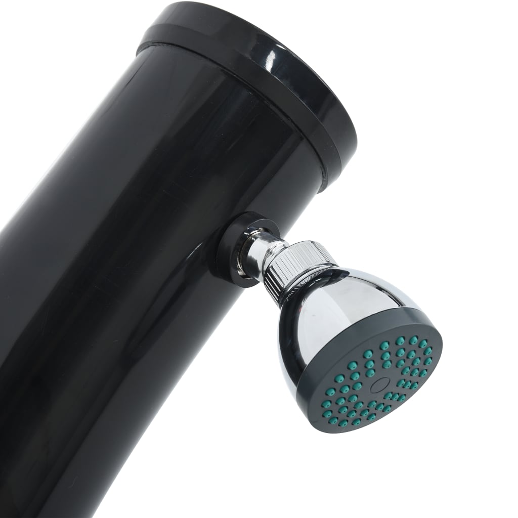 Fekete szolárzuhany 214 cm 20 l