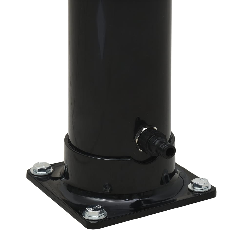 Fekete szolárzuhany 214 cm 20 l