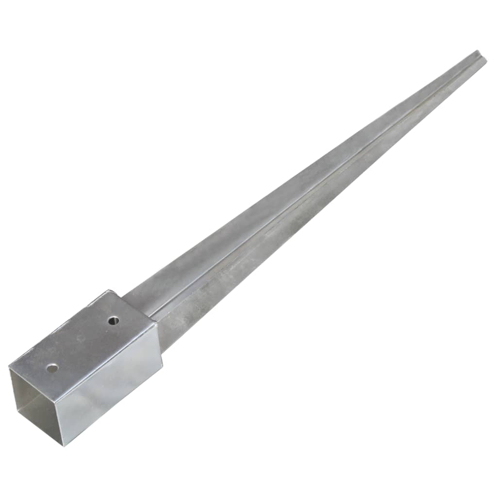 12 db ezüstszínű horganyzott acél kerítéstüske 7 x 7 x 75 cm 12 db ezüstszínű horganyzott acél kerítéstüske 7 x 7 x 75 cm
