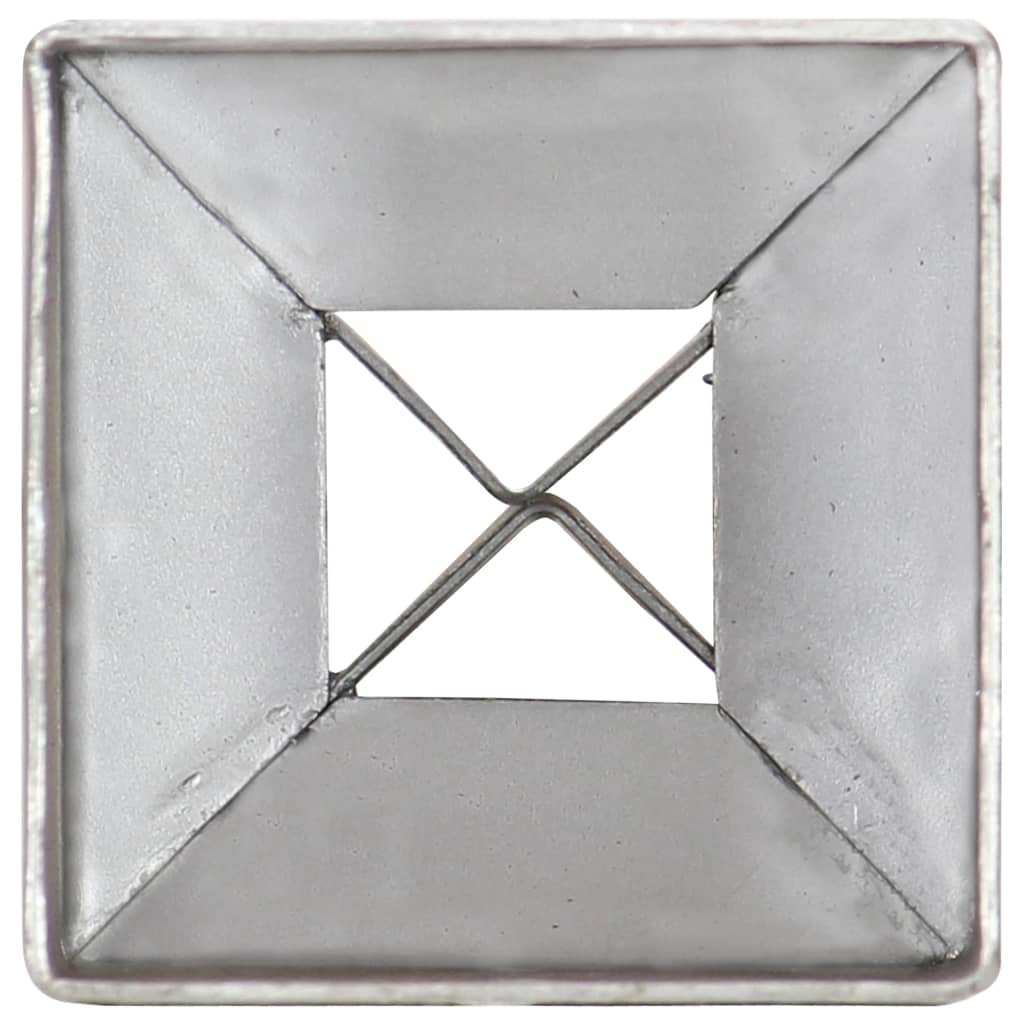 12 db ezüstszínű horganyzott acél kerítéstüske 7 x 7 x 75 cm 12 db ezüstszínű horganyzott acél kerítéstüske 7 x 7 x 75 cm