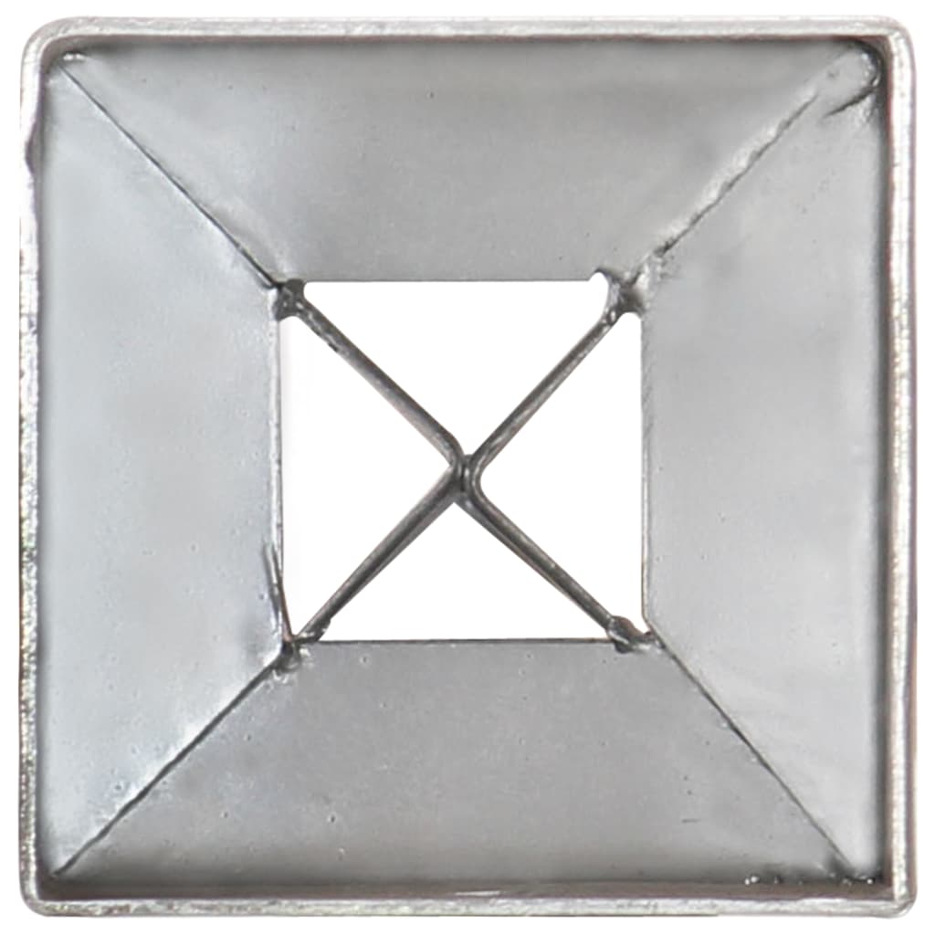 2 db ezüstszínű horganyzott acél kerítéstüske 7 x 7 x 90 cm 2 db ezüstszínű horganyzott acél kerítéstüske 7 x 7 x 90 cm