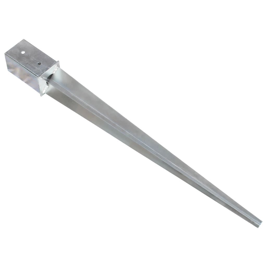 12 db ezüstszínű horganyzott acél kerítéstüske 8 x 8 x 91 cm 12 db ezüstszínű horganyzott acél kerítéstüske 8 x 8 x 91 cm
