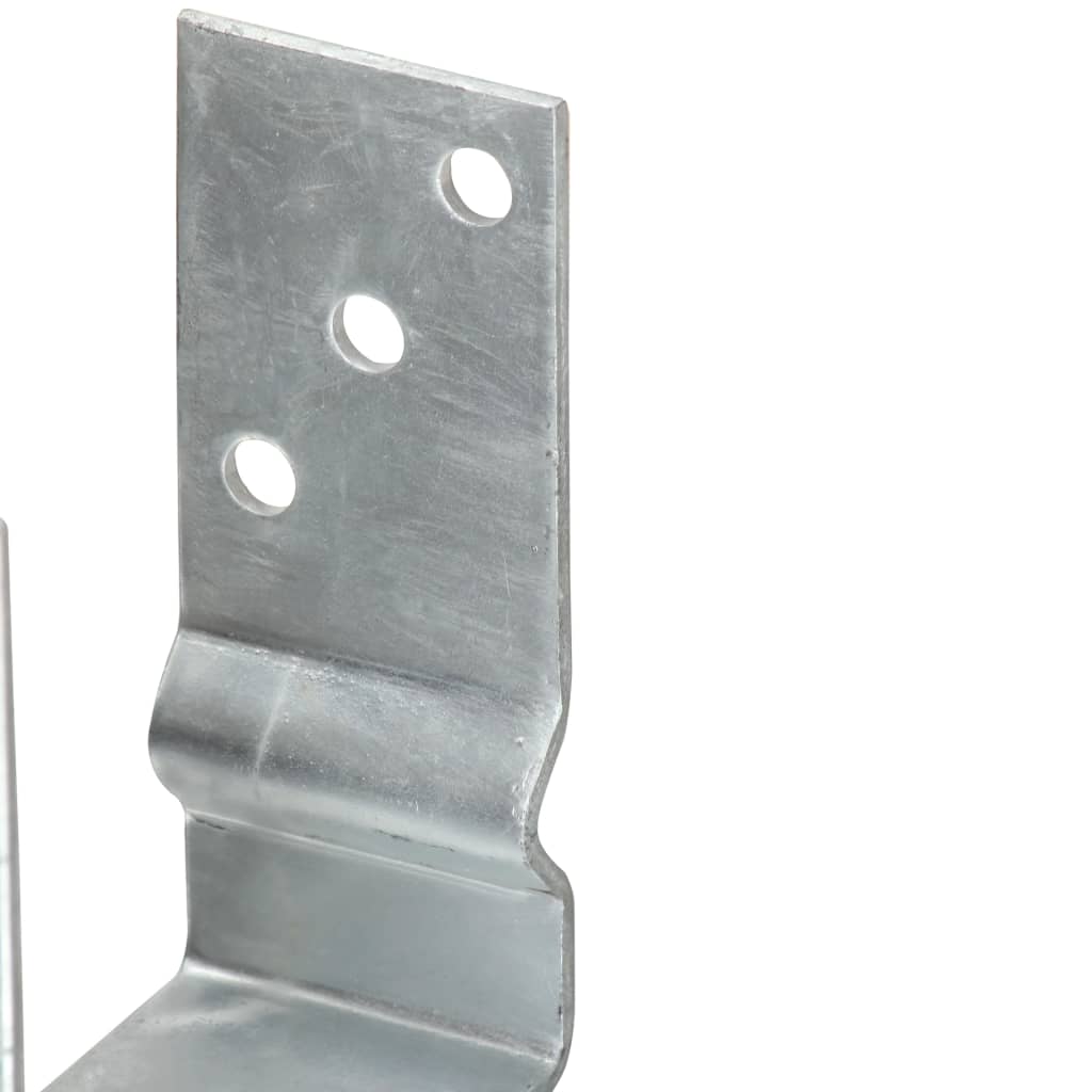 6 db ezüstszínű horganyzott acél kerítéshorgony 12 x 6 x 15 cm 6 db ezüstszínű horganyzott acél kerítéshorgony 12 x 6 x 15 cm