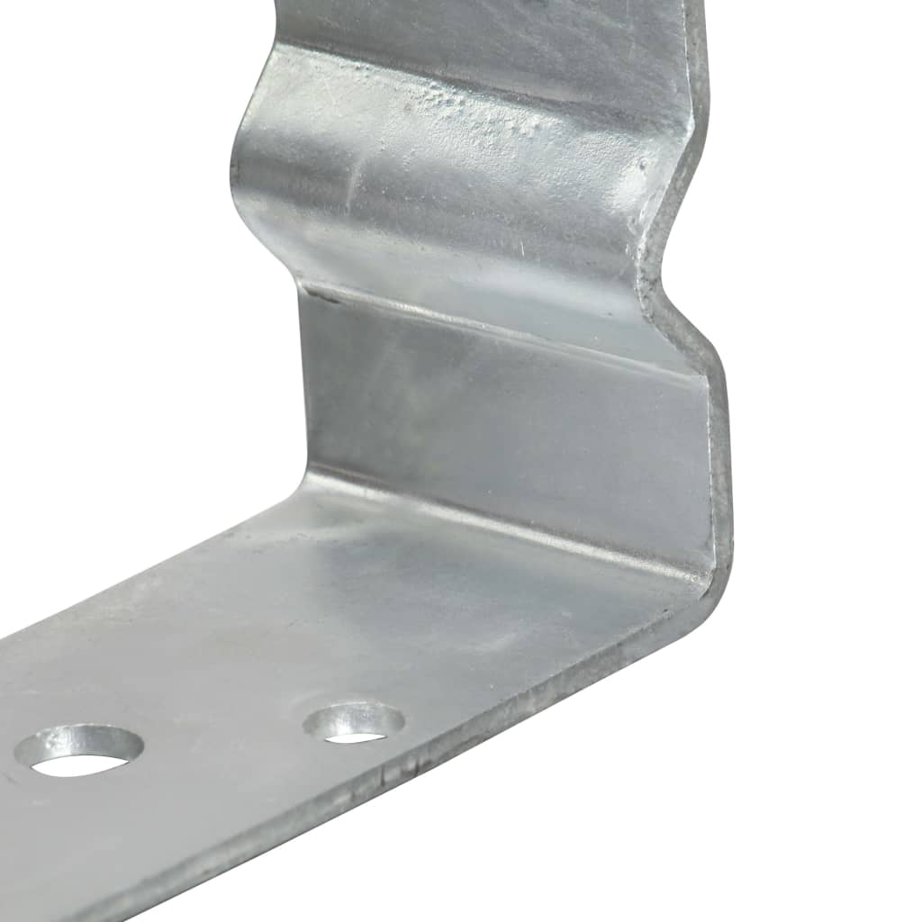 6 db ezüstszínű horganyzott acél kerítéshorgony 12 x 6 x 15 cm 6 db ezüstszínű horganyzott acél kerítéshorgony 12 x 6 x 15 cm