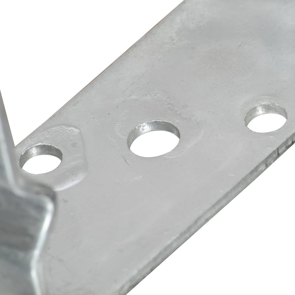 6 db ezüstszínű horganyzott acél kerítéshorgony 12 x 6 x 15 cm 6 db ezüstszínű horganyzott acél kerítéshorgony 12 x 6 x 15 cm
