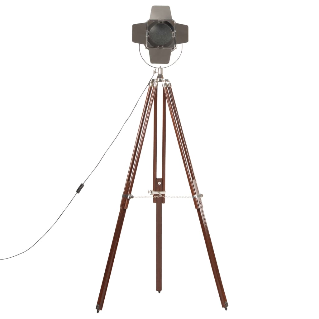 Háromlábú tömör mangófa állólámpa 180 cm