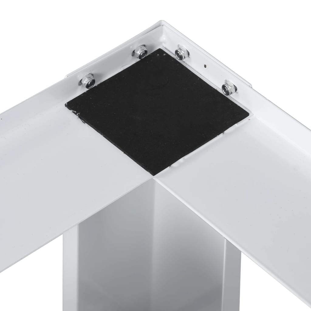 Fehér mosó- és szárítógéptartó állvány fiókokkal