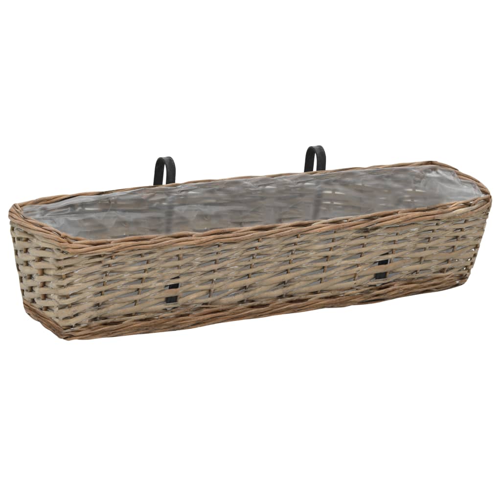 2 db fonott virágtartó pe béléssel 80 cm