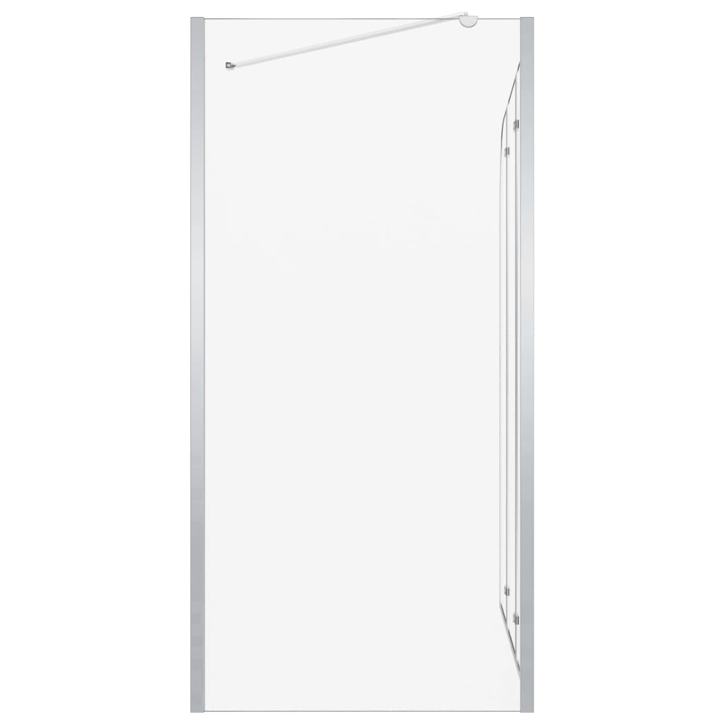 Átlátszó edzett üveg kádparaván 120 x 69 x 130 cm