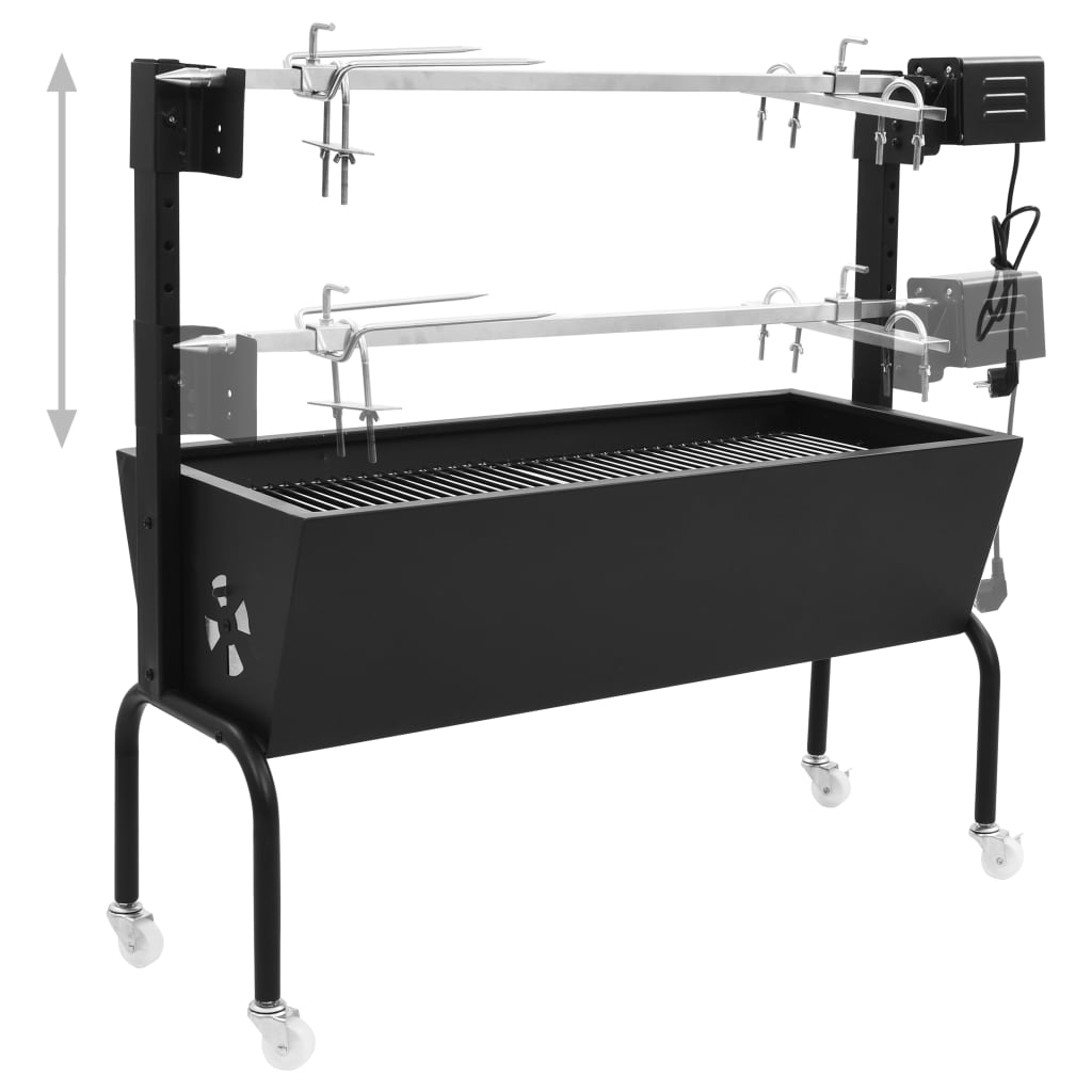 Elektromos rozsdamentes acél barbecue grillsütő Elektromos rozsdamentes acél barbecue grillsütő