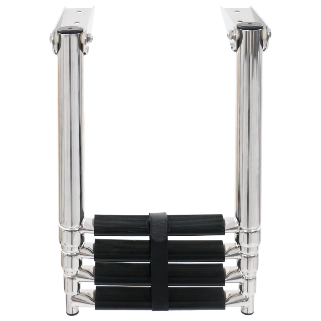 4 lépcsős rozsdamentes acél összecsukható beszállólétra