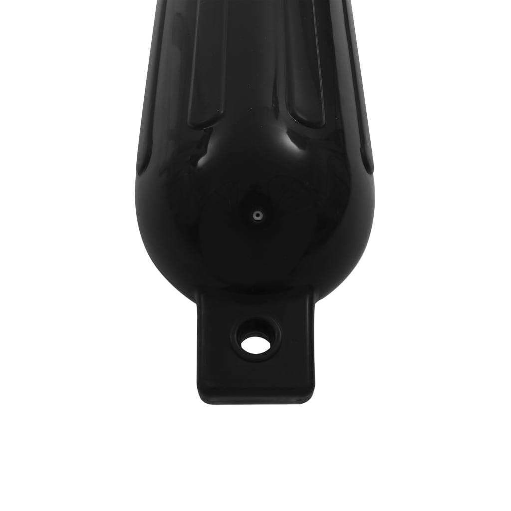 4 darab fekete pvc csónak lökhárító 51 x 14 cm