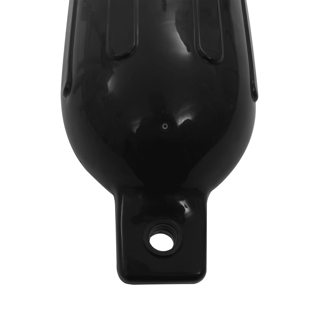 4 darab fekete pvc hajóütköző 58,5 x 16,5 cm