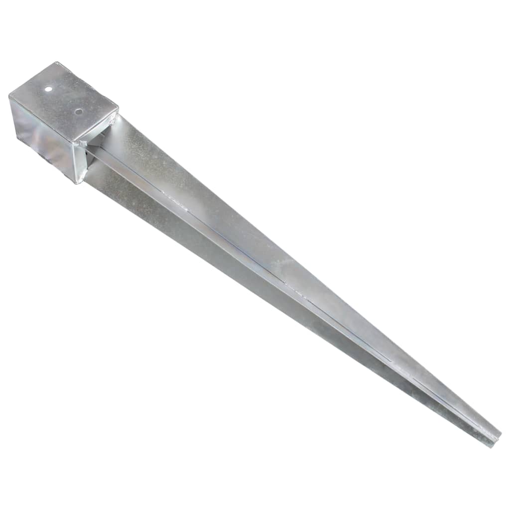 12 db ezüstszínű horganyzott acél kerítéstüske 10 x 10 x 91 cm 12 db ezüstszínű horganyzott acél kerítéstüske 10 x 10 x 91 cm