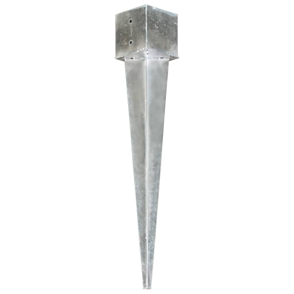 2 db ezüstszínű horganyzott acél kerítéstüske 14 x 14 x 91 cm 2 db ezüstszínű horganyzott acél kerítéstüske 14 x 14 x 91 cm