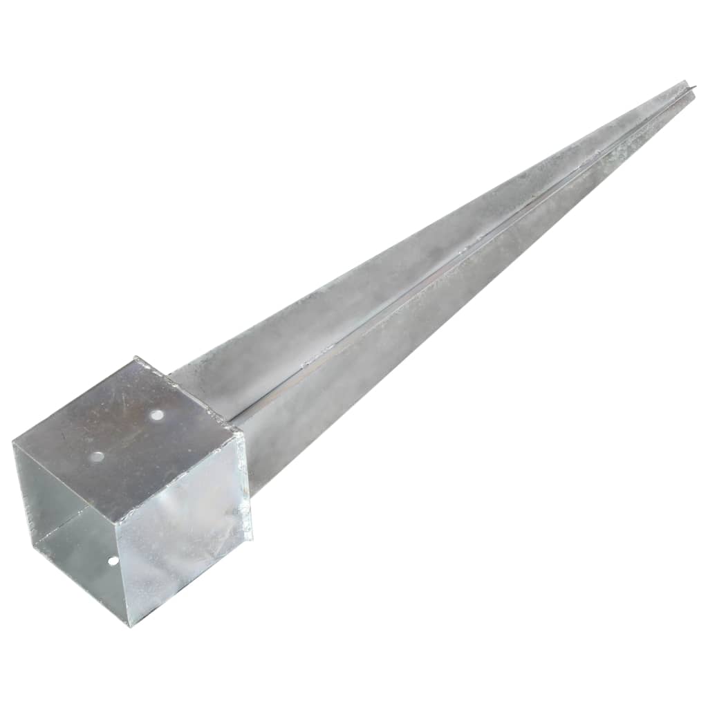 2 db ezüstszínű horganyzott acél kerítéstüske 14 x 14 x 91 cm 2 db ezüstszínű horganyzott acél kerítéstüske 14 x 14 x 91 cm