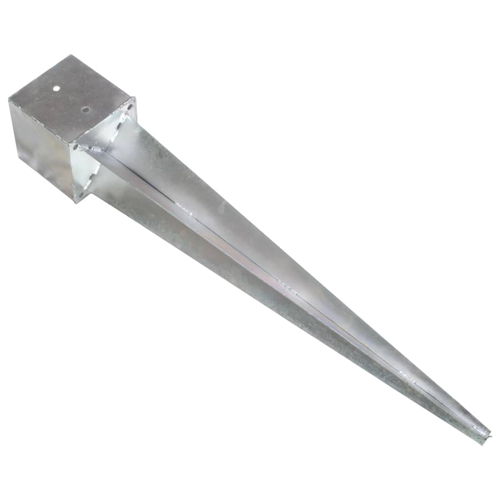 2 db ezüstszínű horganyzott acél kerítéstüske 14 x 14 x 91 cm 2 db ezüstszínű horganyzott acél kerítéstüske 14 x 14 x 91 cm