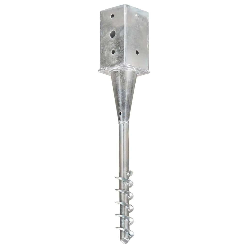 2 db ezüstszínű horganyzott acél kerítéstüske 8 x 8 x 57 cm 2 db ezüstszínű horganyzott acél kerítéstüske 8 x 8 x 57 cm