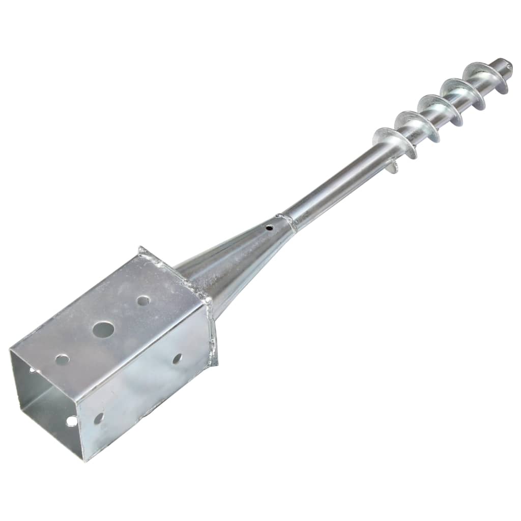 2 db ezüstszínű horganyzott acél kerítéstüske 8 x 8 x 57 cm 2 db ezüstszínű horganyzott acél kerítéstüske 8 x 8 x 57 cm