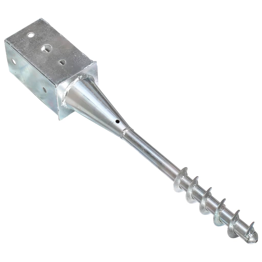 2 db ezüstszínű horganyzott acél kerítéstüske 8 x 8 x 57 cm 2 db ezüstszínű horganyzott acél kerítéstüske 8 x 8 x 57 cm