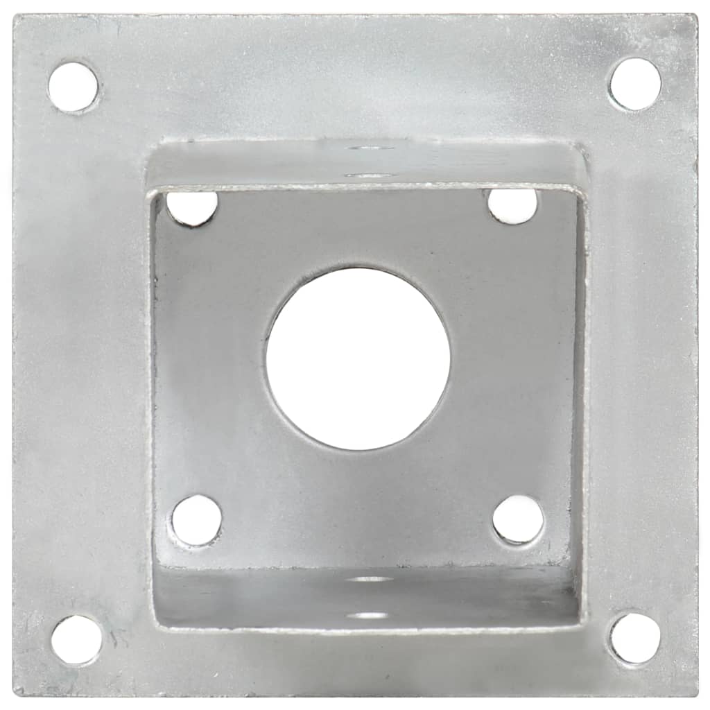 4 db horganyzott fém oszloprögzítő 91 mm