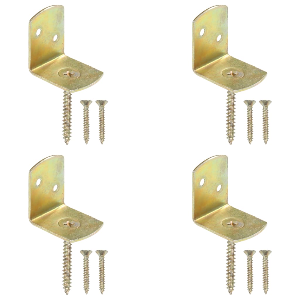 4 db l alakú horganyzott fém kerítéspaneltartó