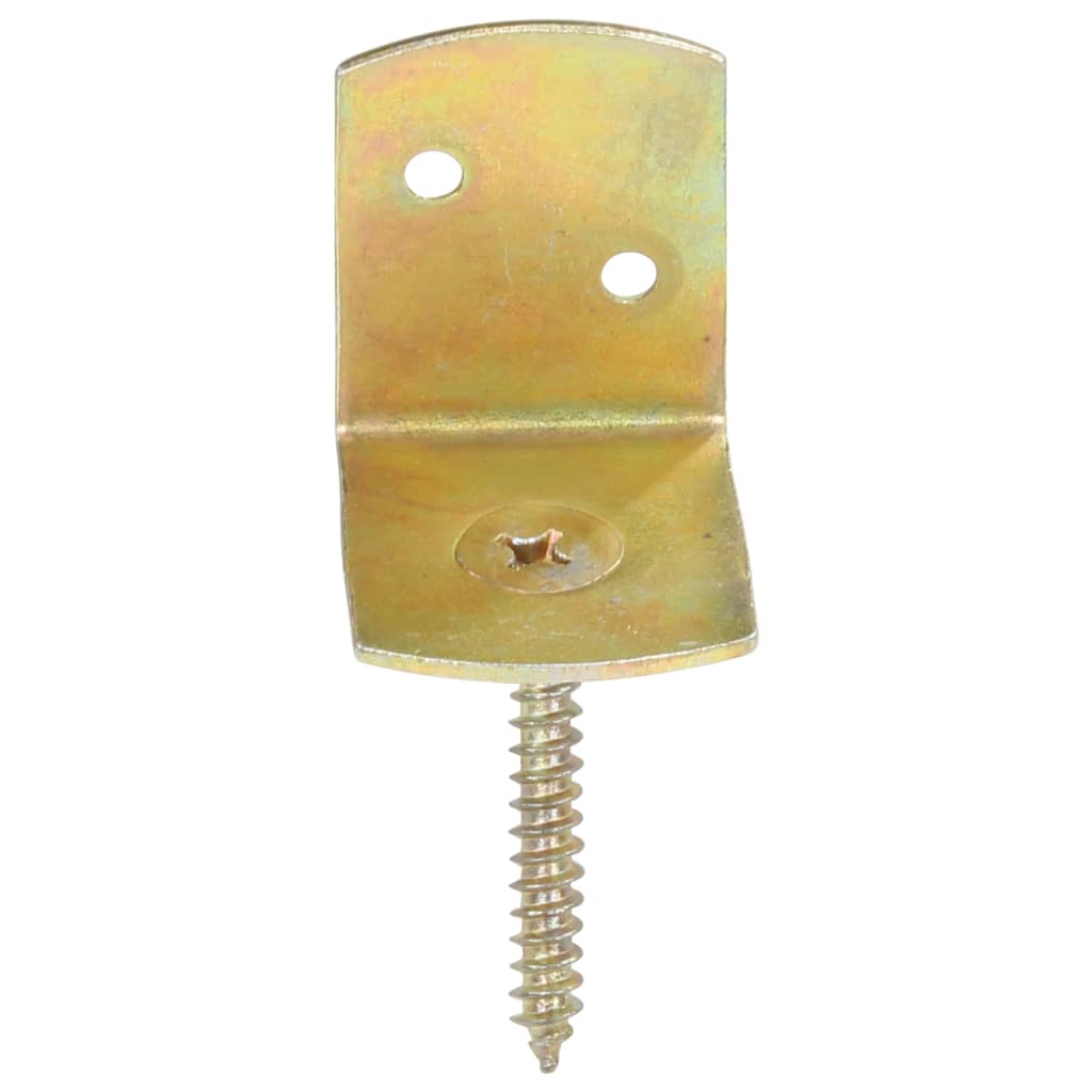 4 db l alakú horganyzott fém kerítéspaneltartó