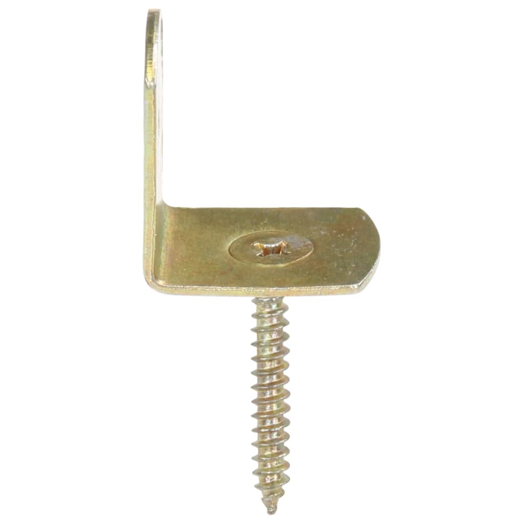 4 db l alakú horganyzott fém kerítéspaneltartó