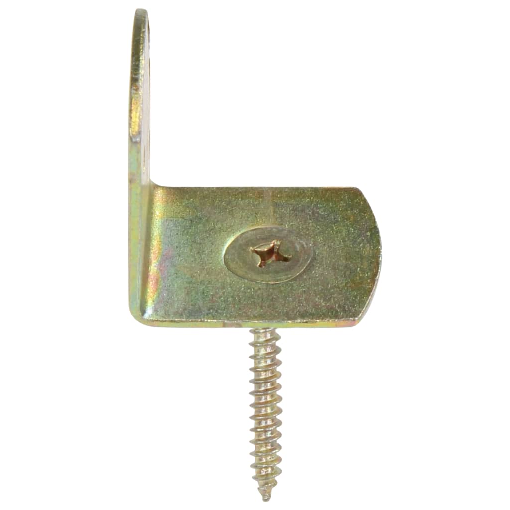 4 db l alakú horganyzott fém kerítéspaneltartó