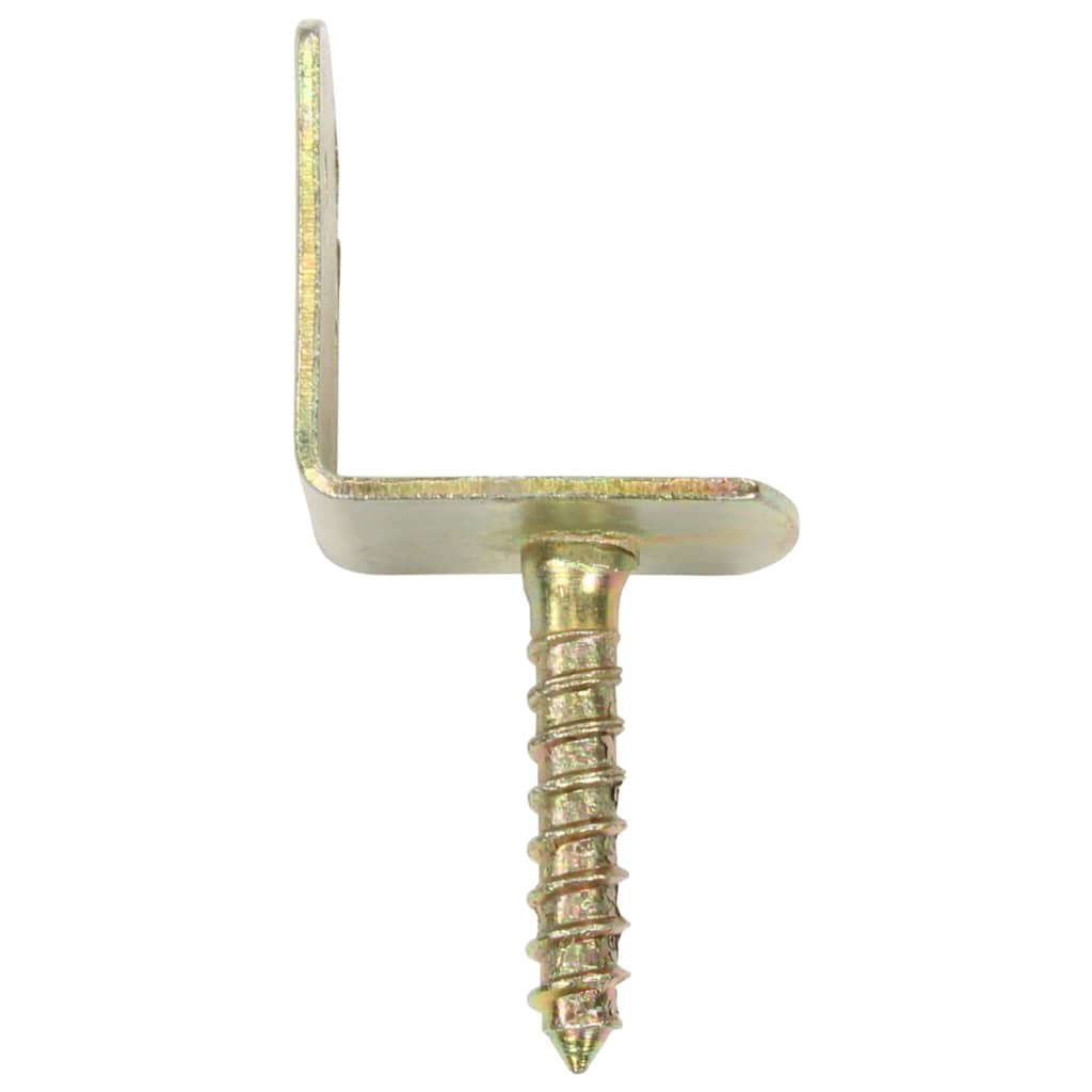 4 db l alakú horganyzott fém kerítéspaneltartó