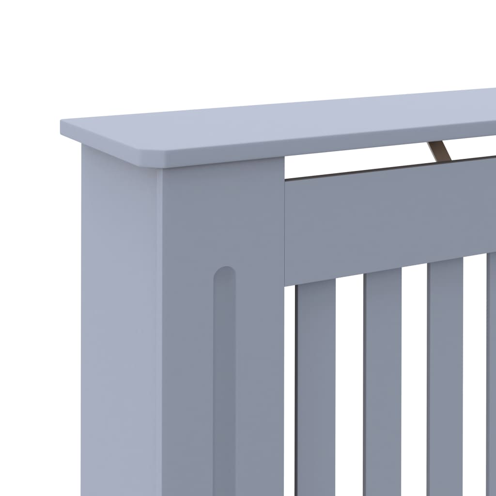 Antracitszürke mdf radiátorburkolat 152 x 19 x 81 cm