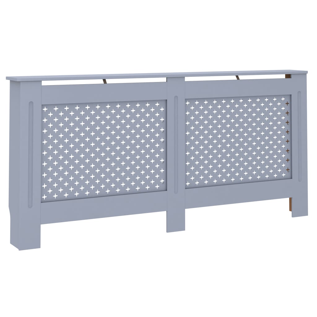 Antracitszürke mdf radiátorburkolat 172 x 19 x 81 cm