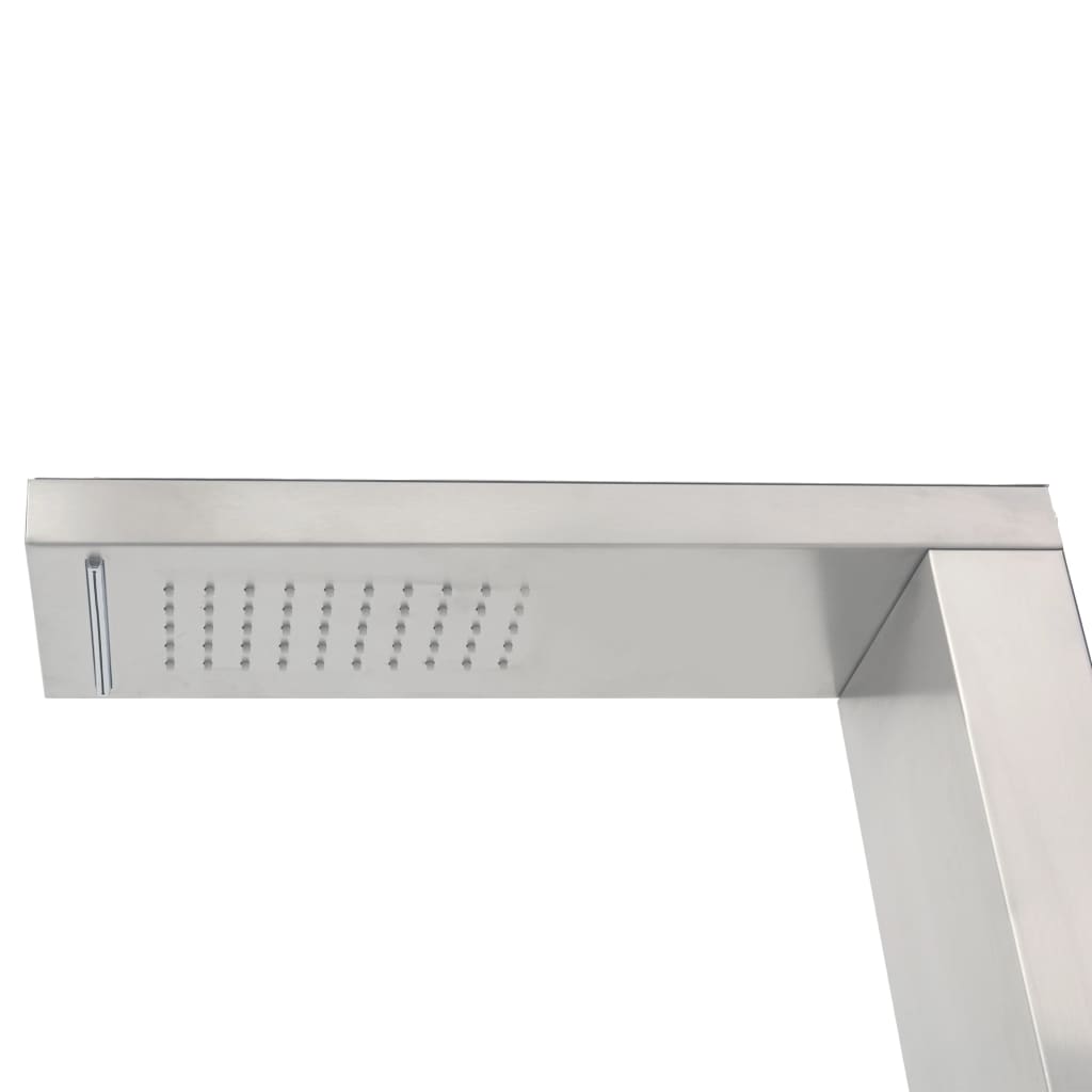 Kültéri wpc és rozsdamentes acél zuhany és zuhanytálca