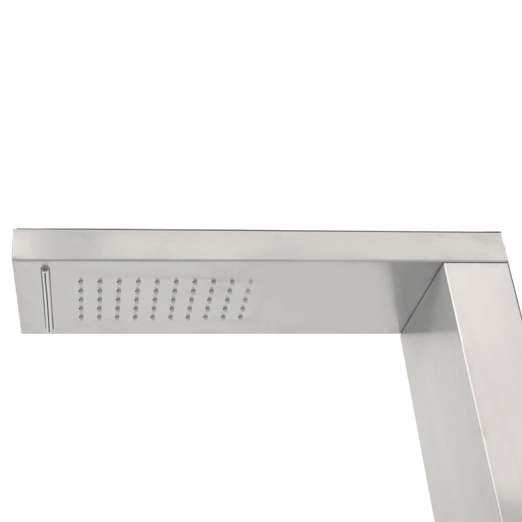 Kültéri wpc és rozsdamentes acél zuhany és zuhanytálca