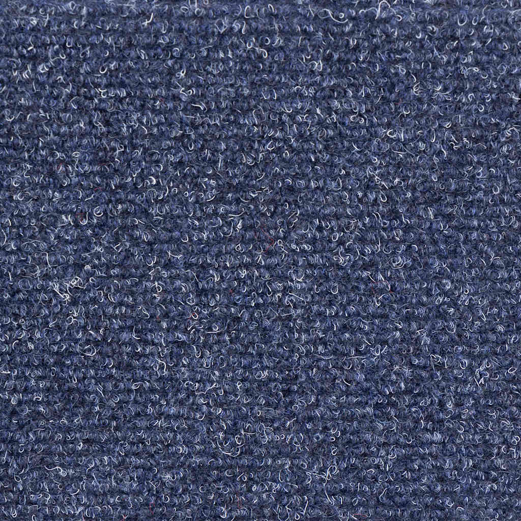 15 db öntapadós lépcsőszőnyeg, kék, téglalap alakú széllel, 65 x 21 x 4 cm