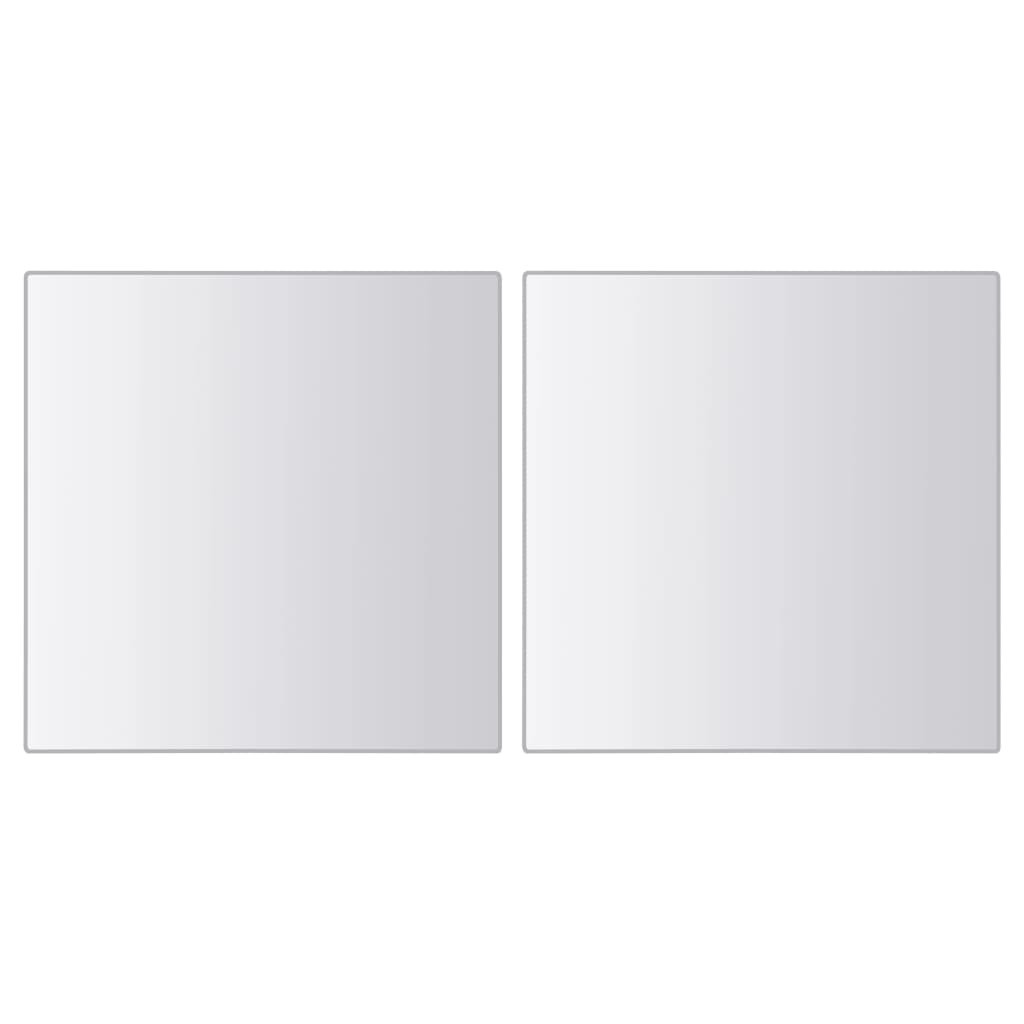 48 db négyzet alakú üveg tükörcsempe