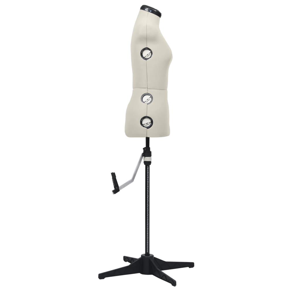 Krémszínű női állítható próbababa s-es méret 33-40