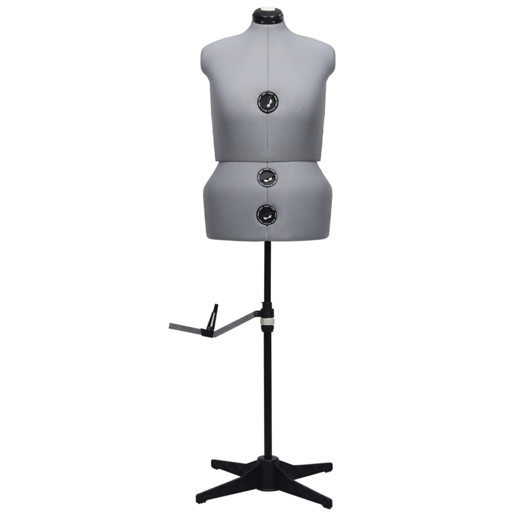 Szürke női állítható próbababa l-es méret 44-50