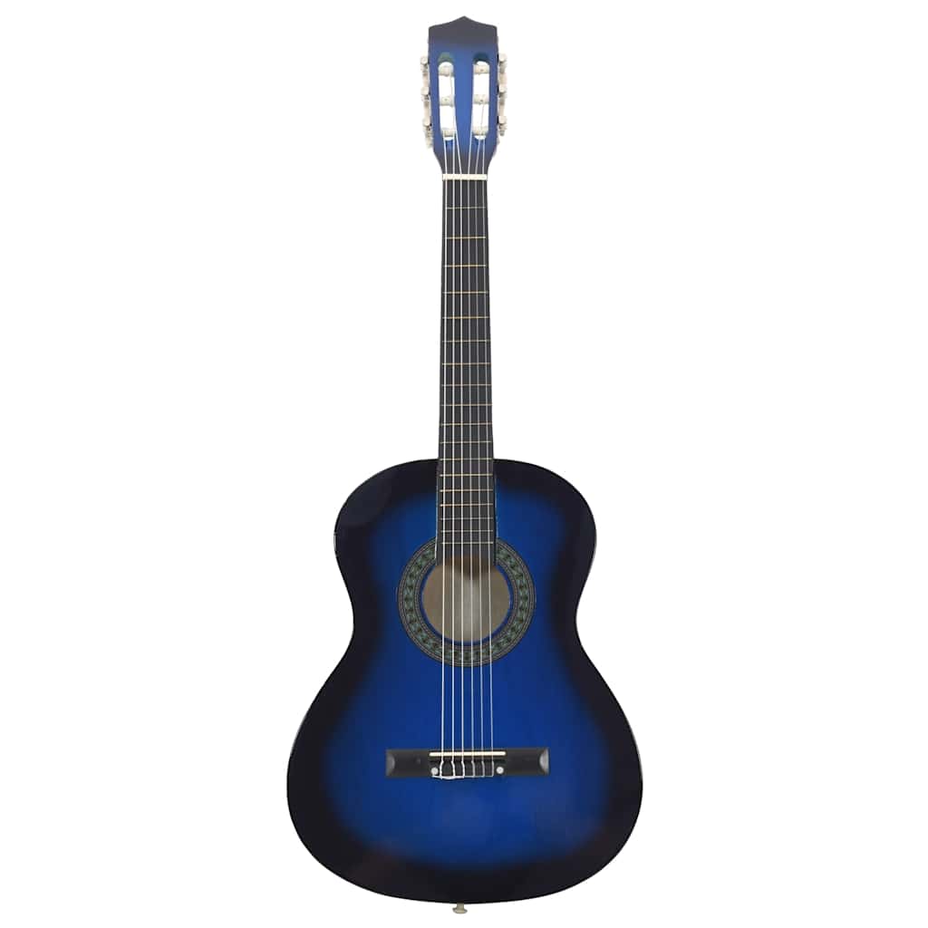 Kék klasszikus gitár kezdőknek és gyerekeknek 3/4 36"