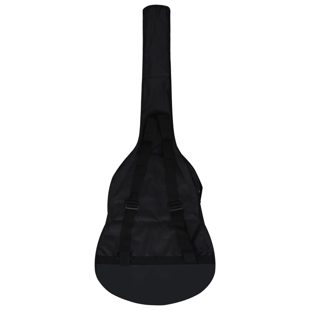 Fekete szövet gitártok 3/4-es klasszikus gitárhoz 94x35 cm
