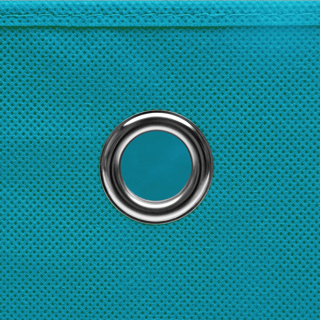 4 db babakék szövet tárolódoboz fedéllel 32 x 32 x 32 cm