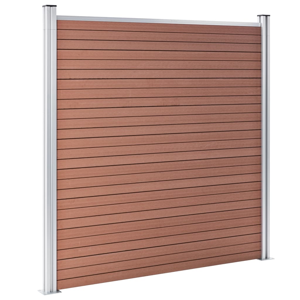 Barna wpc kerítéspanel 1045 x 186 cm Barna wpc kerítéspanel 1045 x 186 cm
