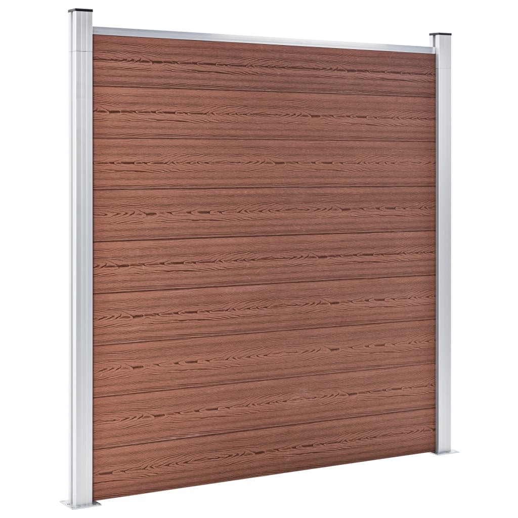 Barna wpc kerítéspanel 1045 x 186 cm Barna wpc kerítéspanel 1045 x 186 cm